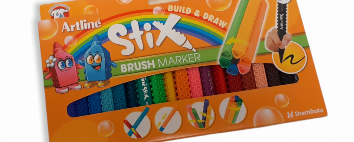 MARCADORES ARTLINE STIX PUNTA PINCEL X 20