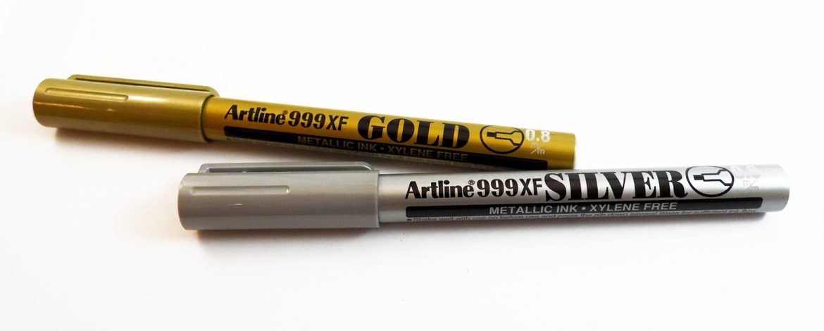 MARCADOR ARTLINE 999XF METALIZADO – DORADO Y PLATEADO