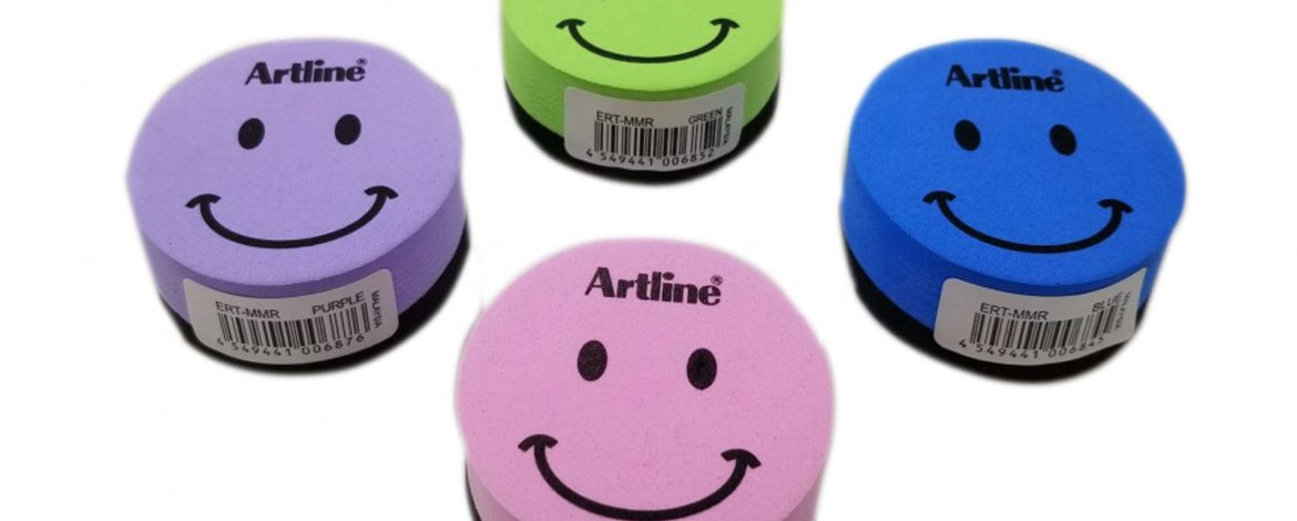 BORRADOR PIZARRA MAG. “”SMILES””  ARTLINE (CARITA)  ERT-MMR