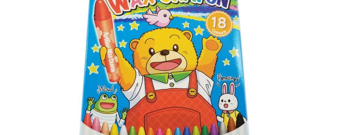 CRAYOLAS ARTLINE  X 18 WAX CRAYON